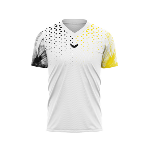 WHITE-YELLOW Breeze Dri-Fit Padel T-shirt - WHITE WHITE-YELLOW Breeze Dri-Fit Padel T-shirt - WHITE