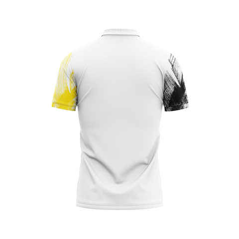 WHITE-YELLOW Breeze Dri-Fit Padel T-shirt - WHITE WHITE-YELLOW Breeze Dri-Fit Padel T-shirt - WHITE