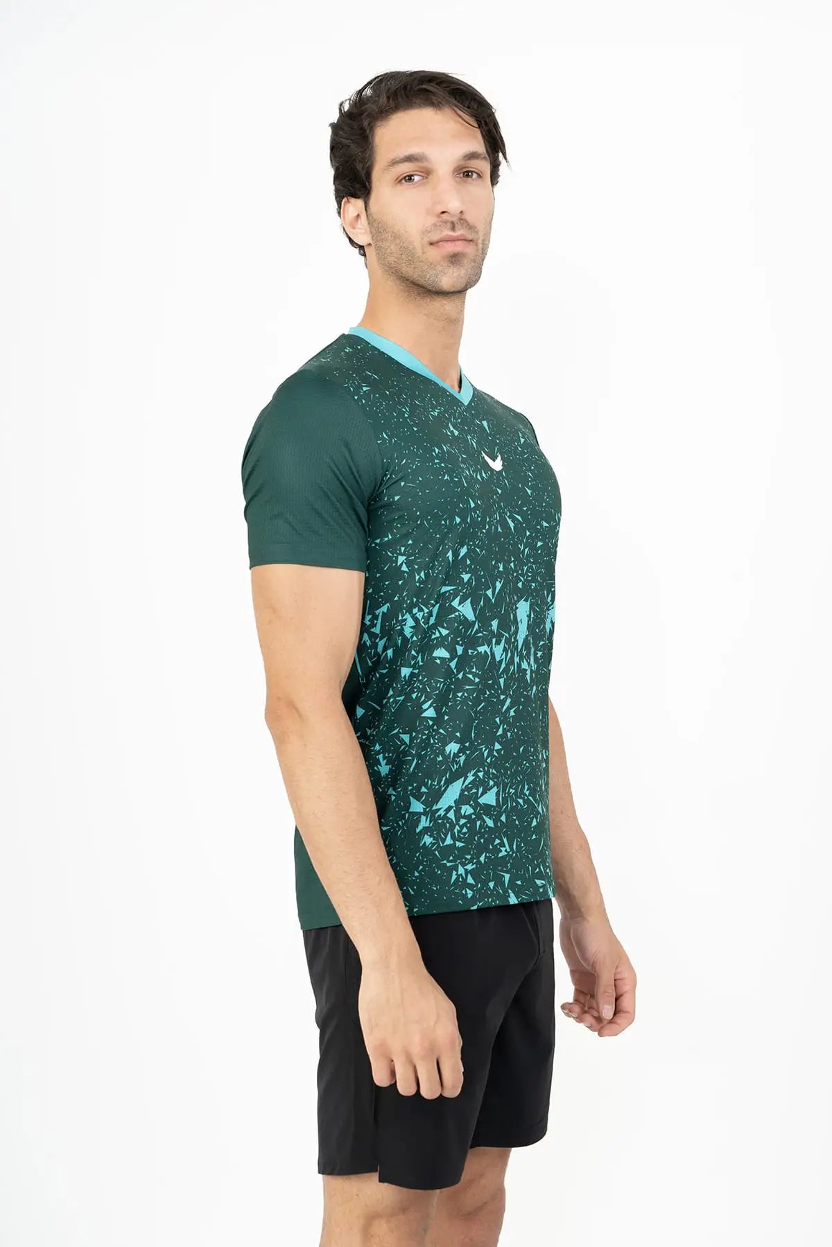 Marble Dri-Fit Padel T-Shirt - Green Marble Dri-Fit Padel T-Shirt - Green