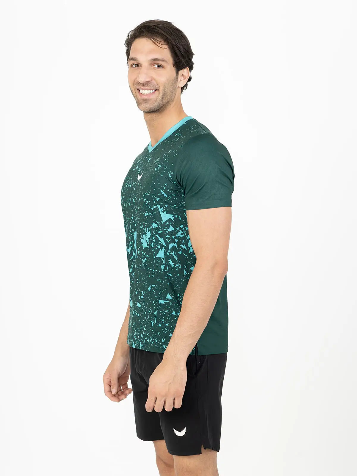 Marble Dri-Fit Padel T-Shirt - Green Marble Dri-Fit Padel T-Shirt - Green