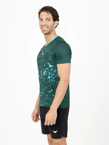 Marble Dri-Fit Padel T-Shirt - Green Marble Dri-Fit Padel T-Shirt - Green