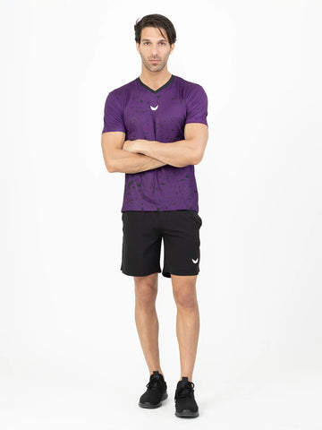 Marble Dri-Fit Padel T-Shirt - Purple Marble Dri-Fit Padel T-Shirt - Purple