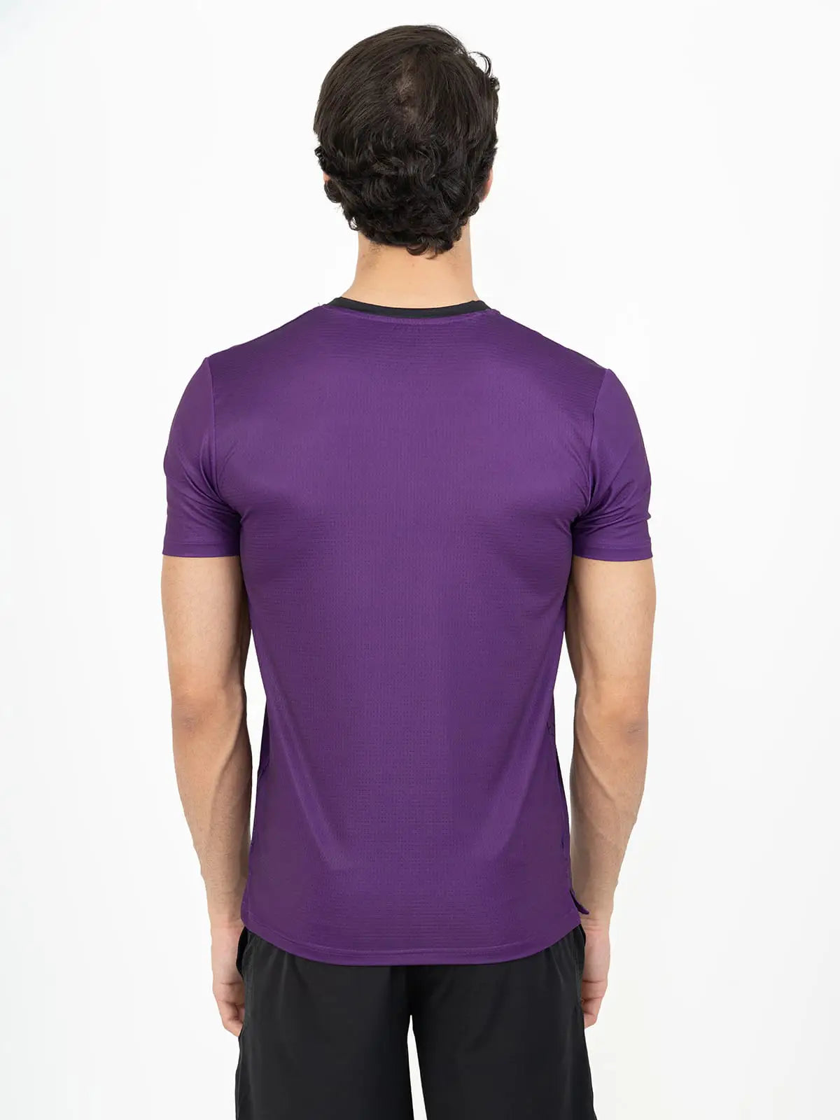 Marble Dri-Fit Padel T-Shirt - Purple Marble Dri-Fit Padel T-Shirt - Purple