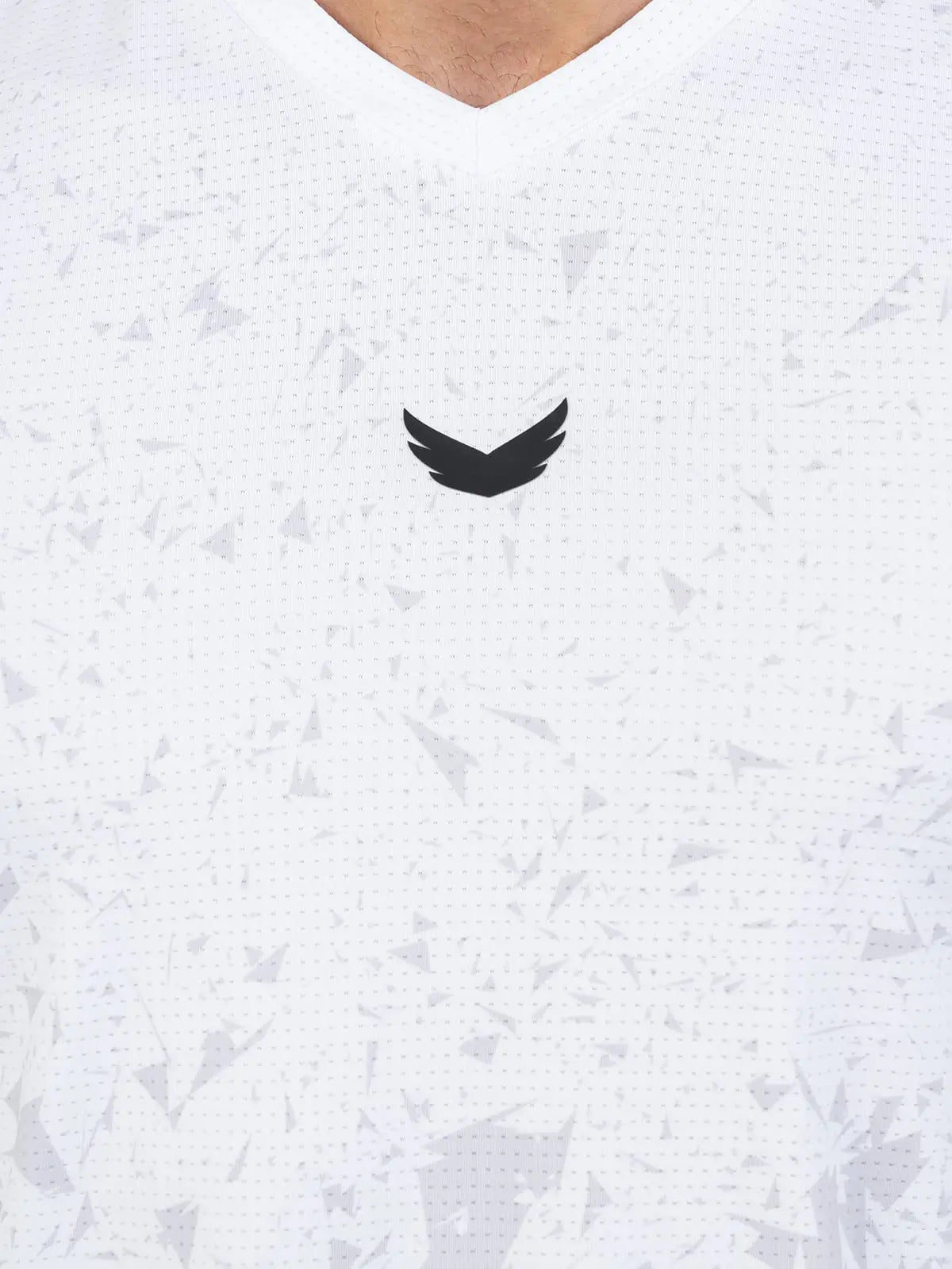 Marble Dri-Fit Padel T-Shirt - White Marble Dri-Fit Padel T-Shirt - White