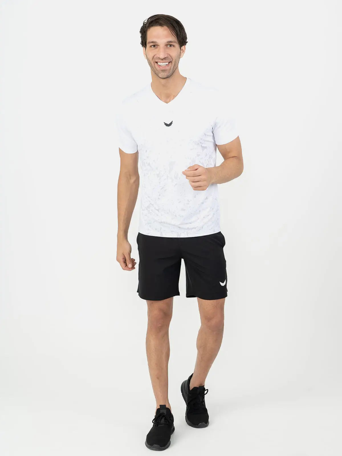Marble Dri-Fit Padel T-Shirt - White Marble Dri-Fit Padel T-Shirt - White
