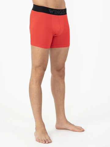 Performance Cotton Stretch Boxer Briefs - Chilli Red Performance Cotton Stretch Boxer Briefs - Chilli Red
