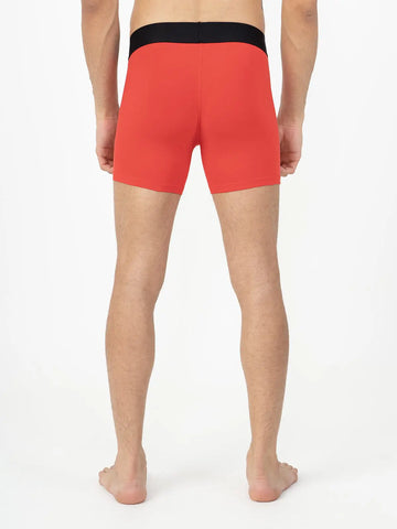 Performance Cotton Stretch Boxer Briefs - Chilli Red Performance Cotton Stretch Boxer Briefs - Chilli Red
