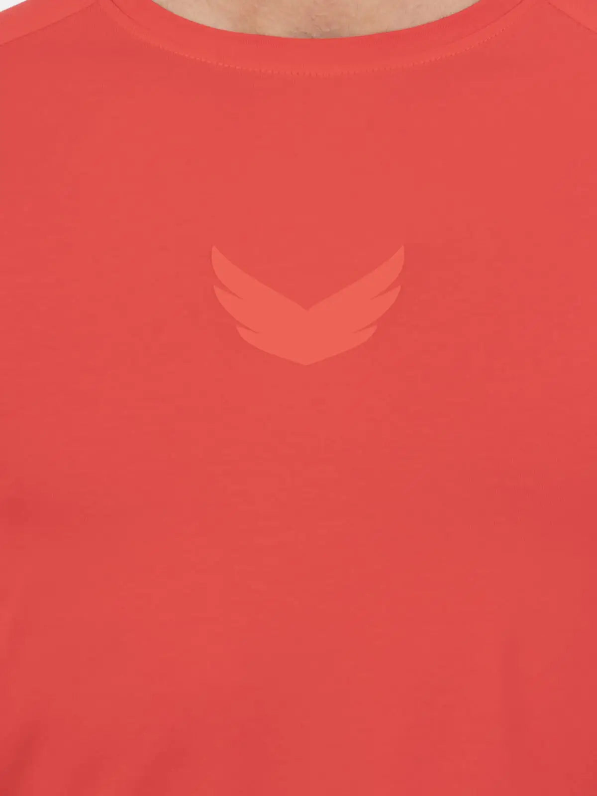 Curved Hem Basic Short Sleeve Training T-shirt - Chilli Red Curved Hem Basic Short Sleeve Training T-shirt - Chilli Red