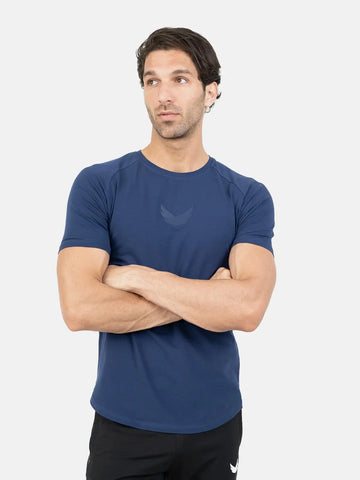 Curved Hem Basic Short Sleeve Training T-Shirt - NEAVY Curved Hem Basic Short Sleeve Training T-Shirt - NEAVY