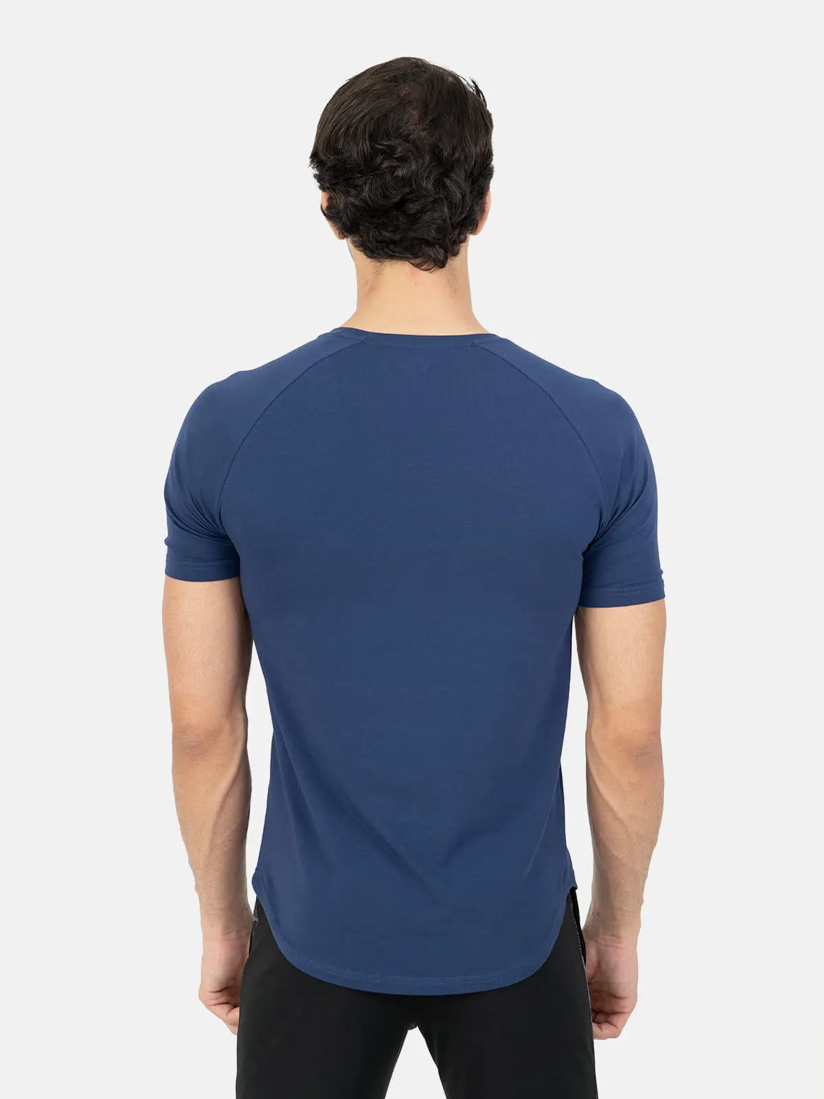 Curved Hem Basic Short Sleeve Training T-Shirt - NEAVY Curved Hem Basic Short Sleeve Training T-Shirt - NEAVY