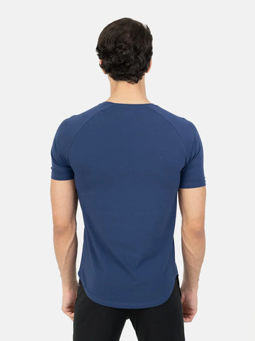 Curved Hem Basic Short Sleeve Training T-Shirt - NEAVY Curved Hem Basic Short Sleeve Training T-Shirt - NEAVY