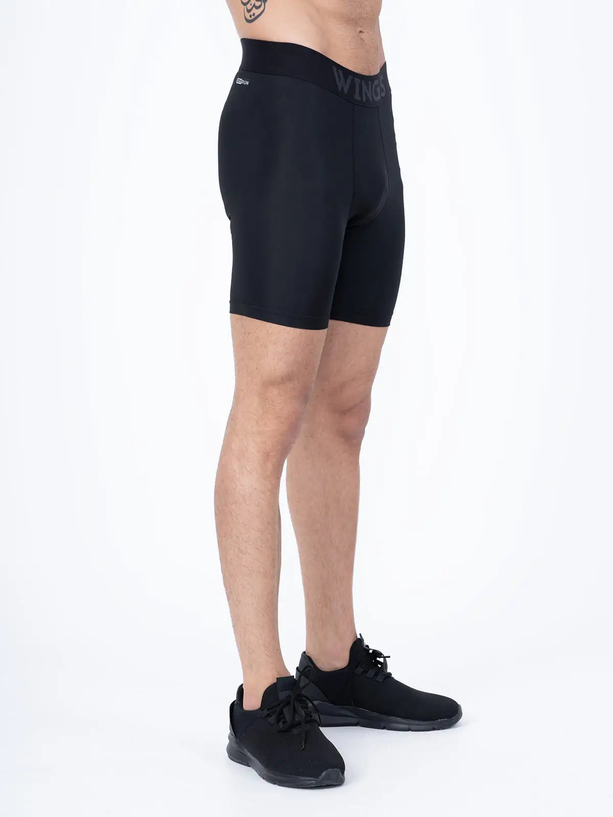 Compression Long Training Shorts - Black Compression Long Training Shorts - Black