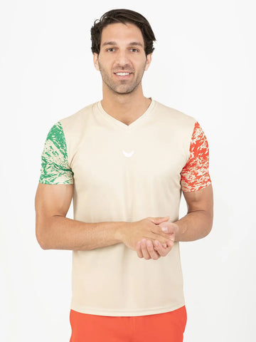 Tiger Dri-Fit Padel T-shirt - Gold Tiger Dri-Fit Padel T-shirt - Gold