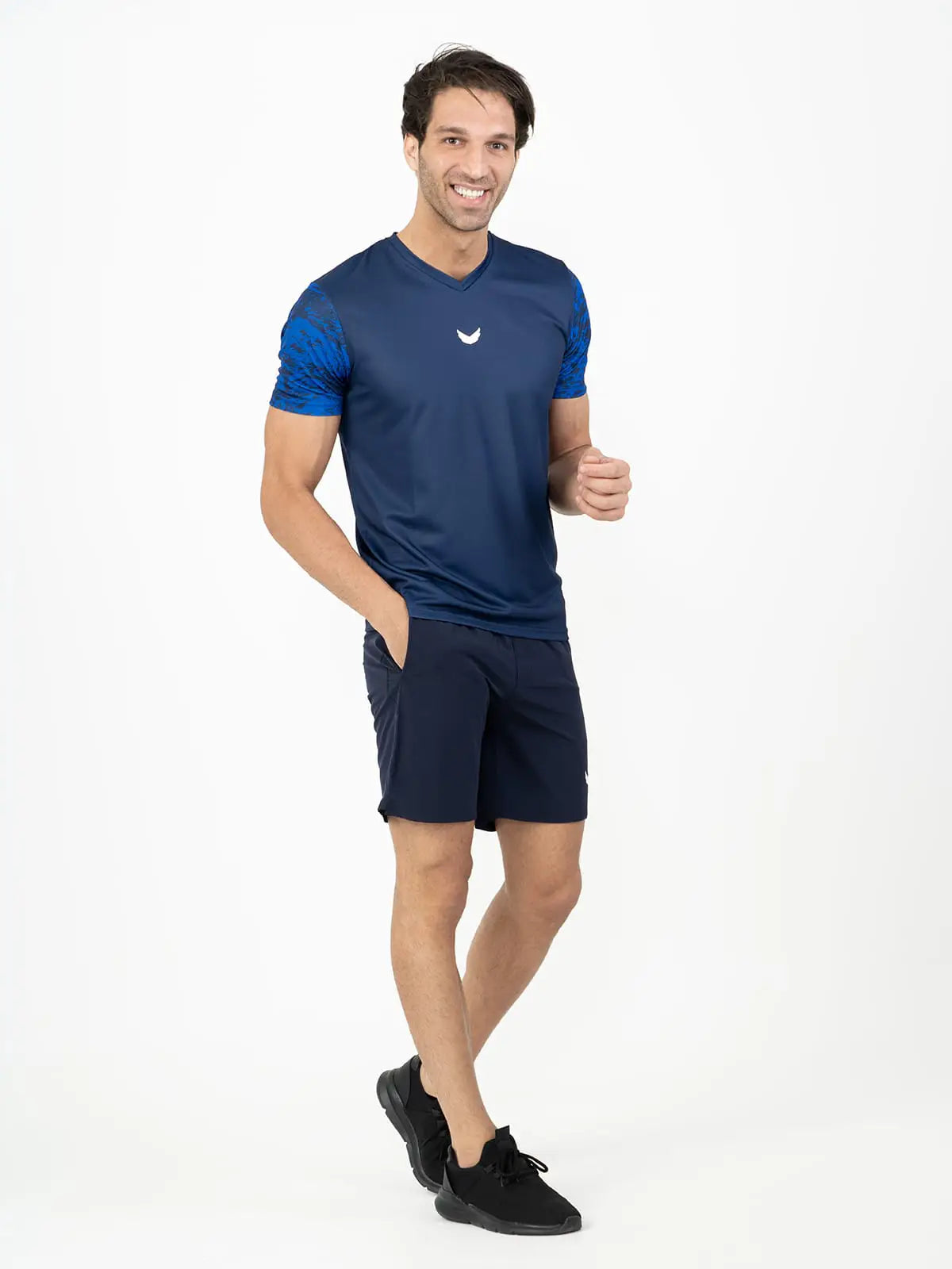 Tiger Dri-Fit Padel T-shirt - Navy Tiger Dri-Fit Padel T-shirt - Navy