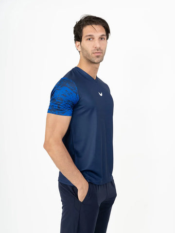 Tiger Dri-Fit Padel T-shirt - Navy Tiger Dri-Fit Padel T-shirt - Navy