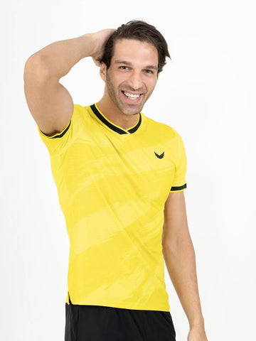Art Dri-Fit Padel T-shirt - Yellow Art Dri-Fit Padel T-shirt - Yellow