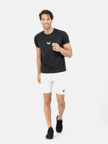 Dri-Fit Raglan Short Sleeve Training T-Shirt - Black Dri-Fit Raglan Short Sleeve Training T-Shirt - Black