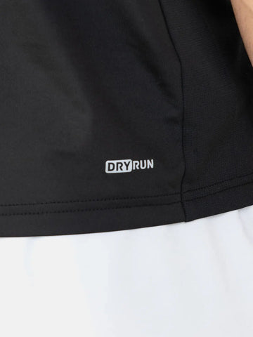 Dri-Fit Raglan Short Sleeve Training T-Shirt - Black Dri-Fit Raglan Short Sleeve Training T-Shirt - Black