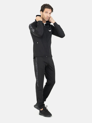 Lightweight Side Stripe Camouflage Full Zip Training Hoodie - Black Lightweight Side Stripe Camouflage Full Zip Training Hoodie - Black