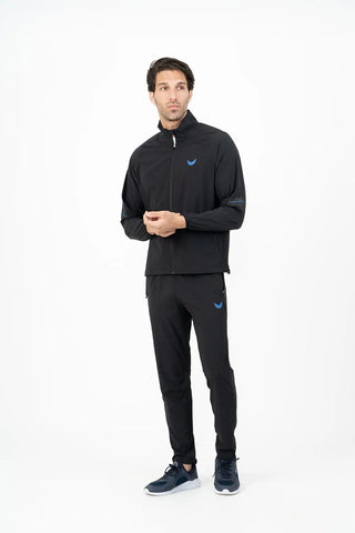 Lightweight Basic Full Zip Training Jacket - Black Lightweight Basic Full Zip Training Jacket - Black
