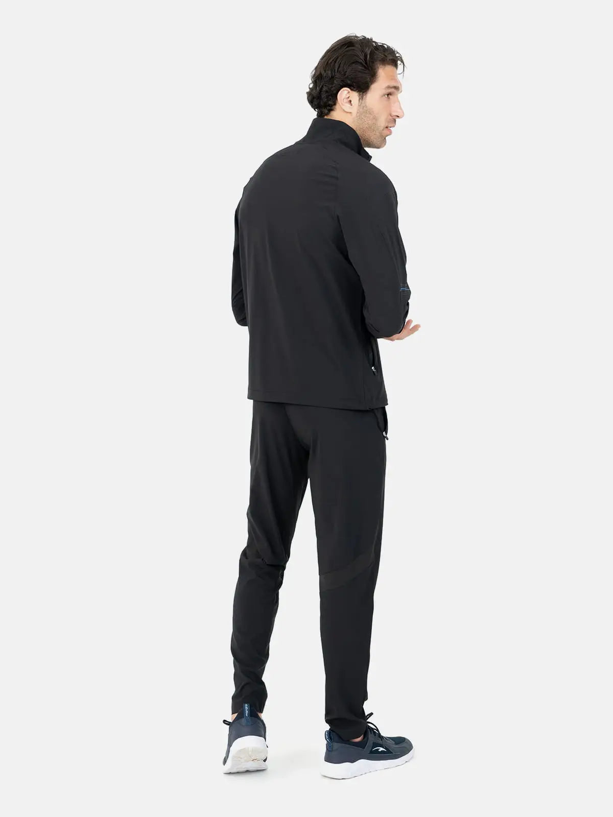 Lightweight Basic Full Zip Training Jacket - Black Lightweight Basic Full Zip Training Jacket - Black