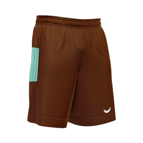 Performance Padel Shorts - Brown Performance Padel Shorts - Brown