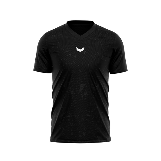 Marble Dri-Fit Padel T-Shirt - Black