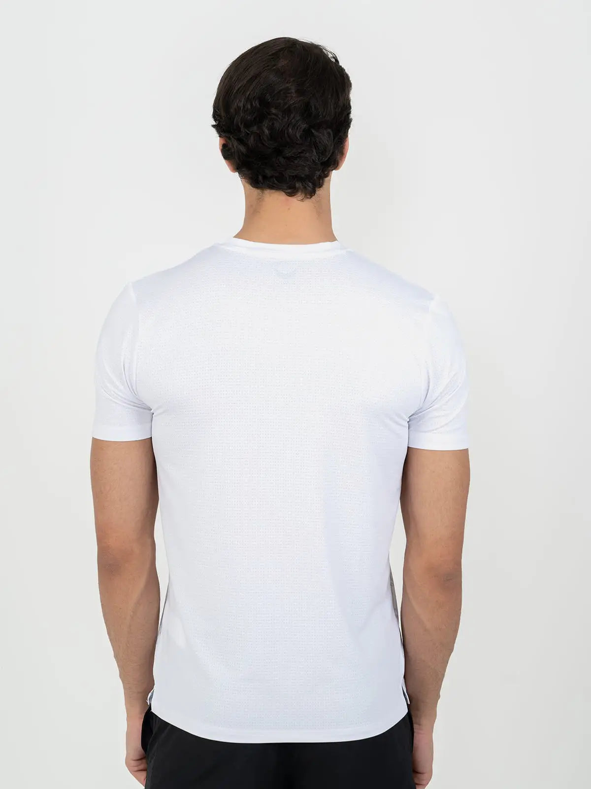 Marble Dri-Fit Padel T-Shirt - White