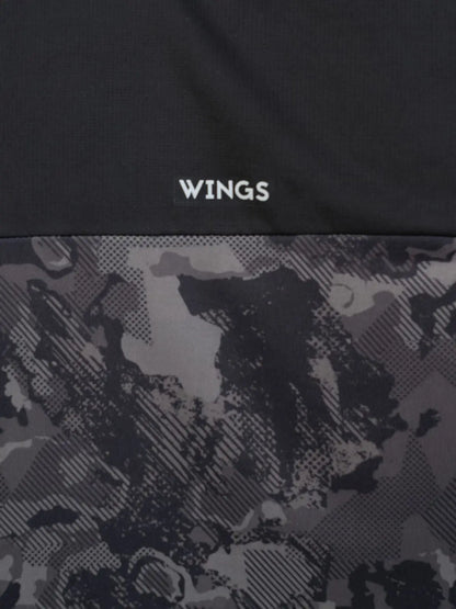 Dri-Fit Full Camouflage Short Sleeve T-shirt - Black/Gray