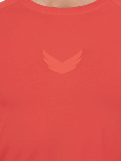Curved Hem Basic Short Sleeve Training T-Shirt - CHILLIRED