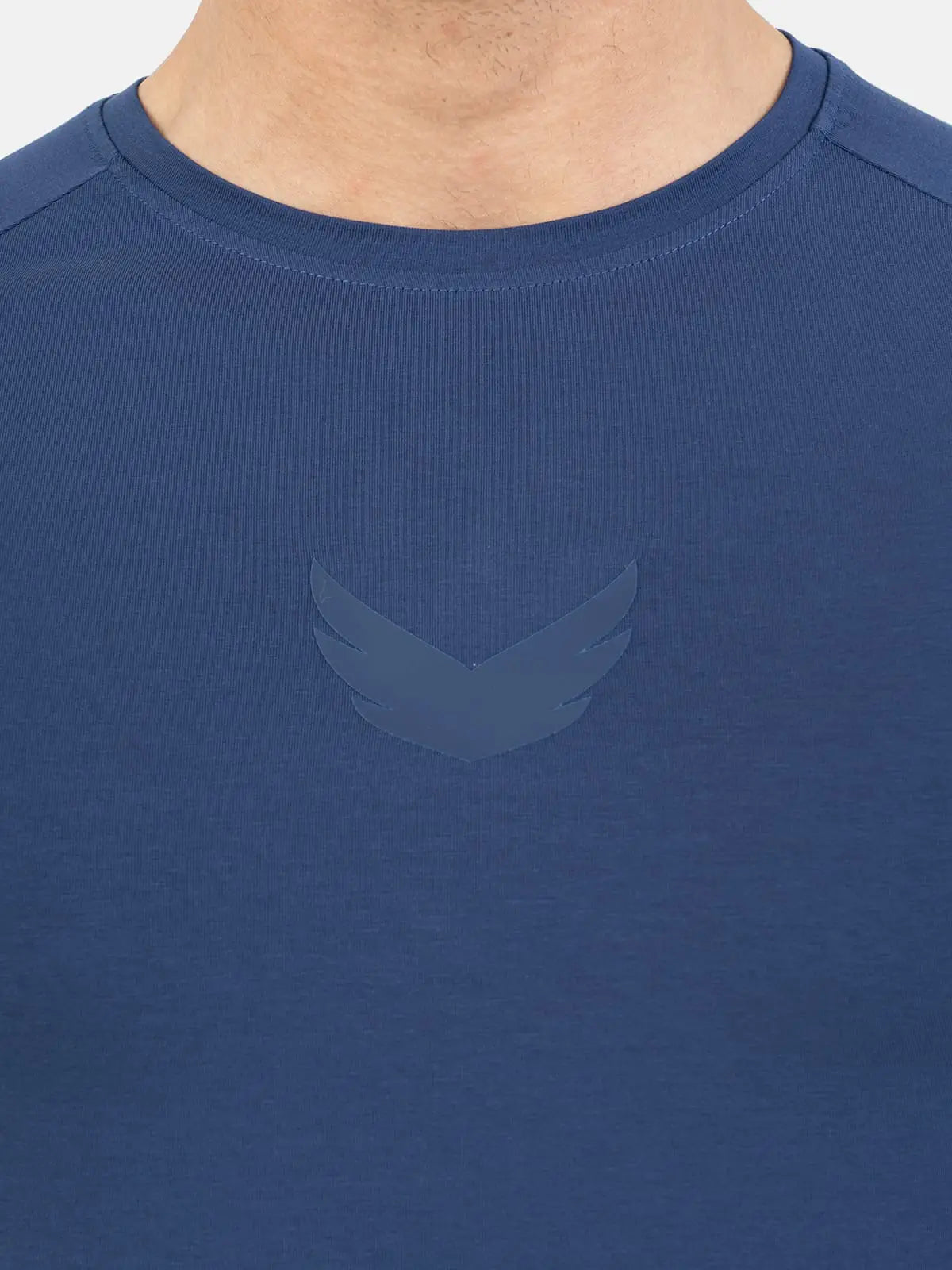 Curved Hem Basic Short Sleeve Training T-Shirt - NEAVY