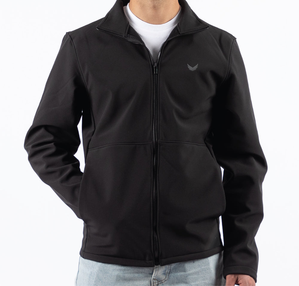 Wings Unisex Outdoor Jacket – Black