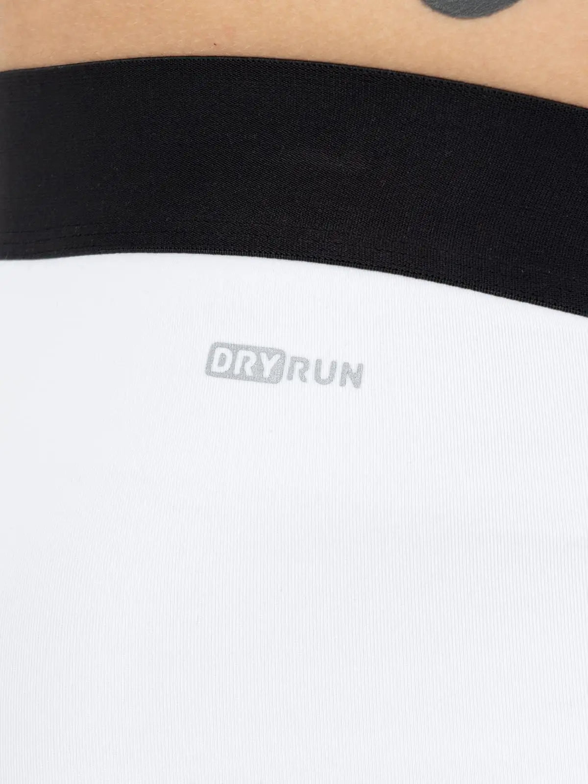 Compression Long Training Shorts - White