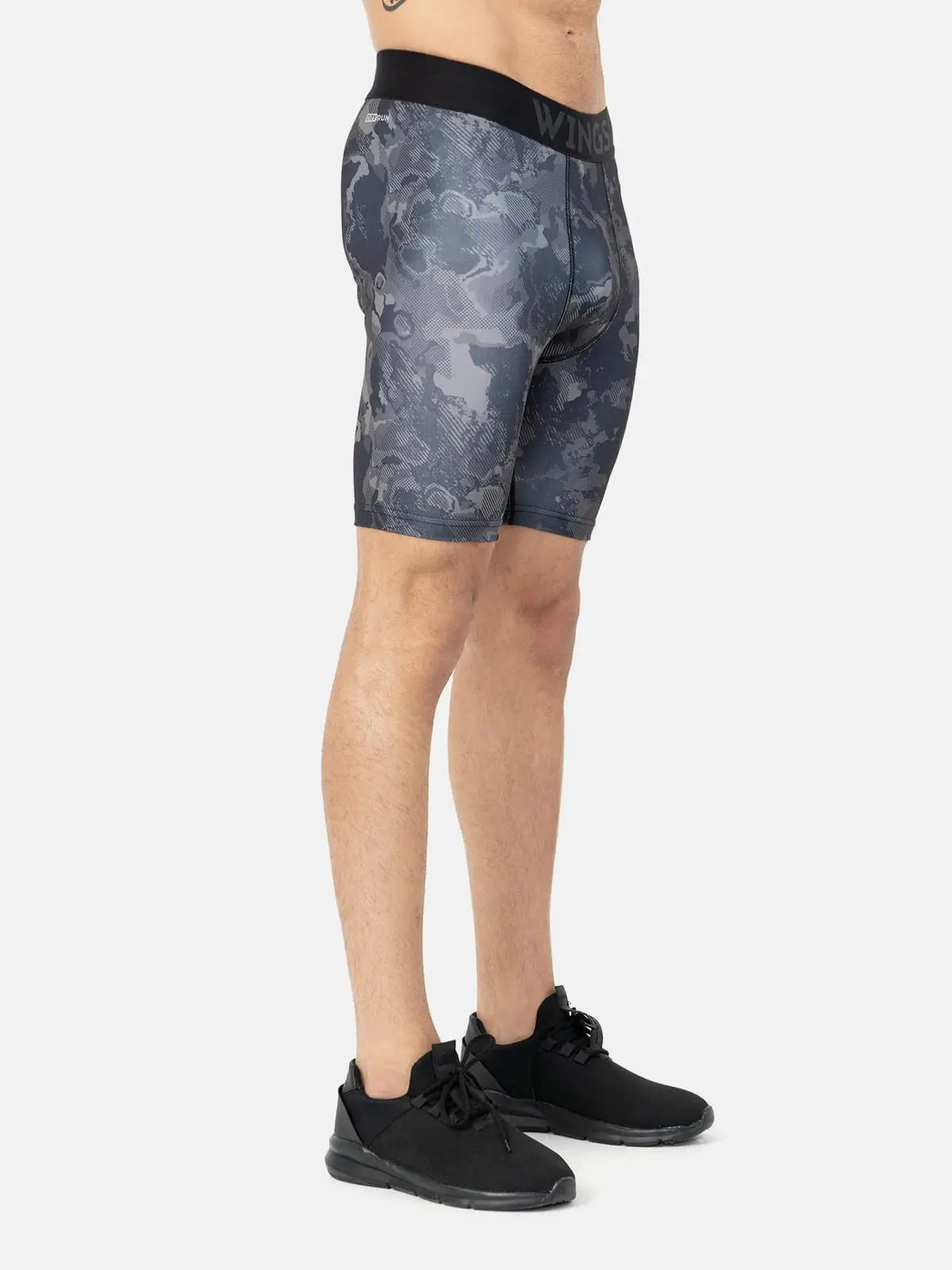 Compression Long Training Shorts - Camouflage