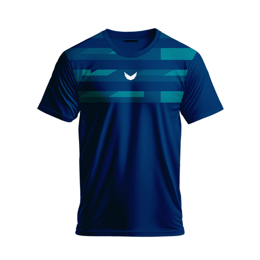 Blue Degraded Padel T-shirt - Blue