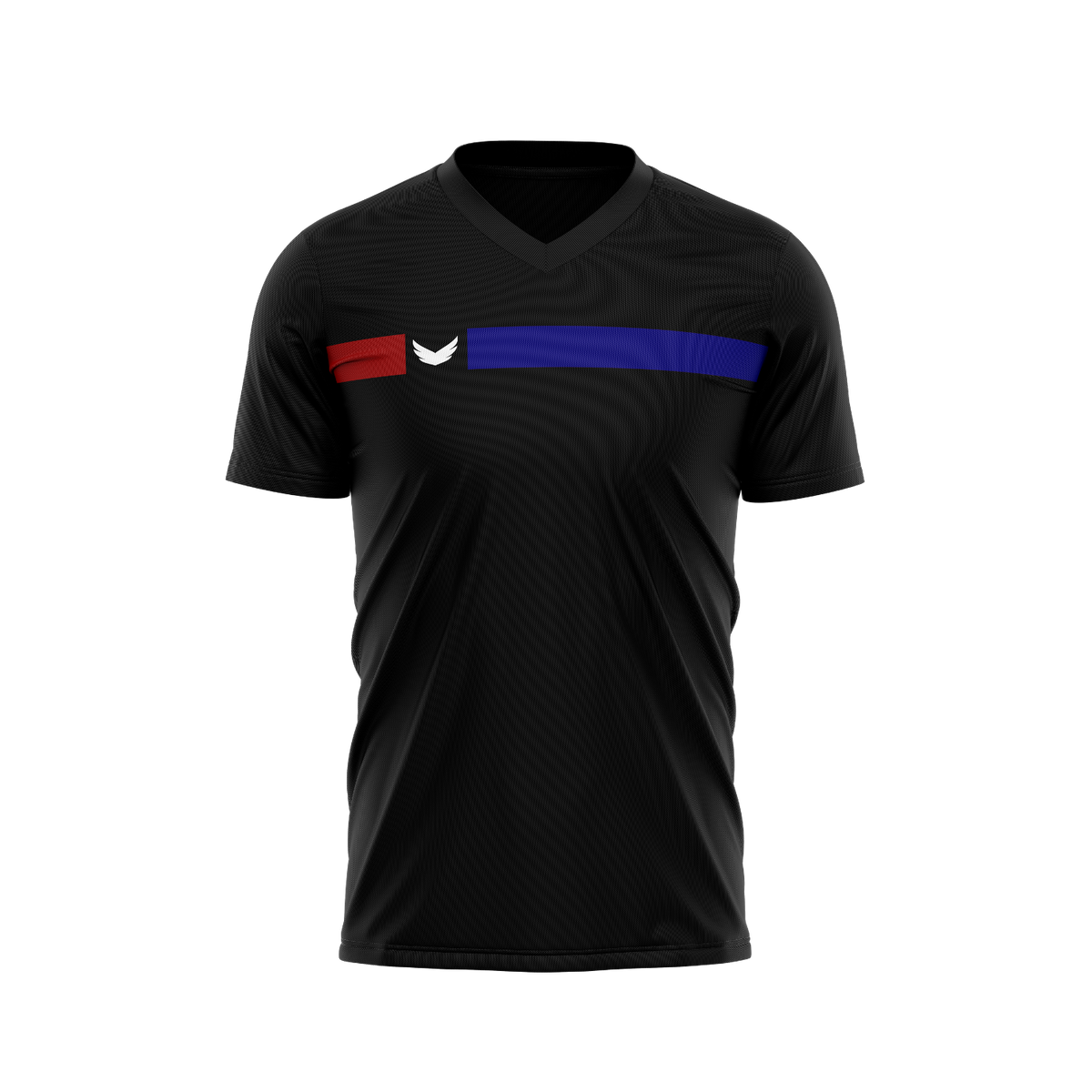 Black Simple line Padel T-shirt - Black