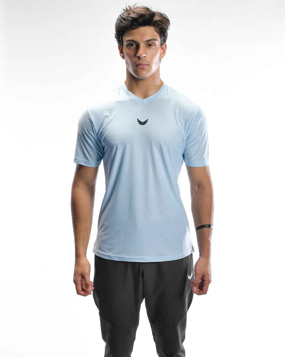 Wings Turbotec V-Neck Tee – Sky Blue