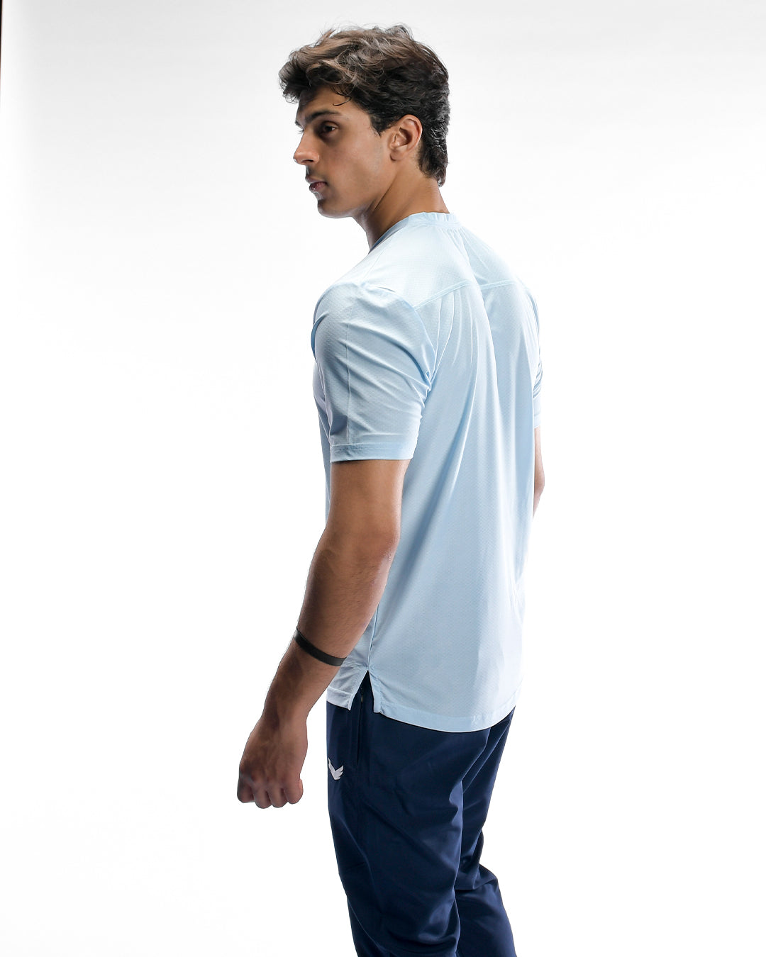 Wings Turbotec V-Neck Tee – Sky Blue