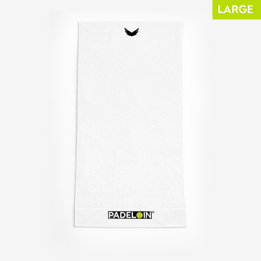 WINGS Active Luxe – Premium Sports Towel (Large) – White
