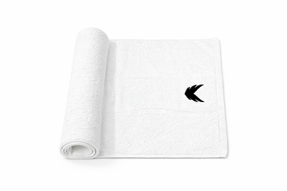 WINGS Active Luxe – Premium Sports Towel (Small)– White