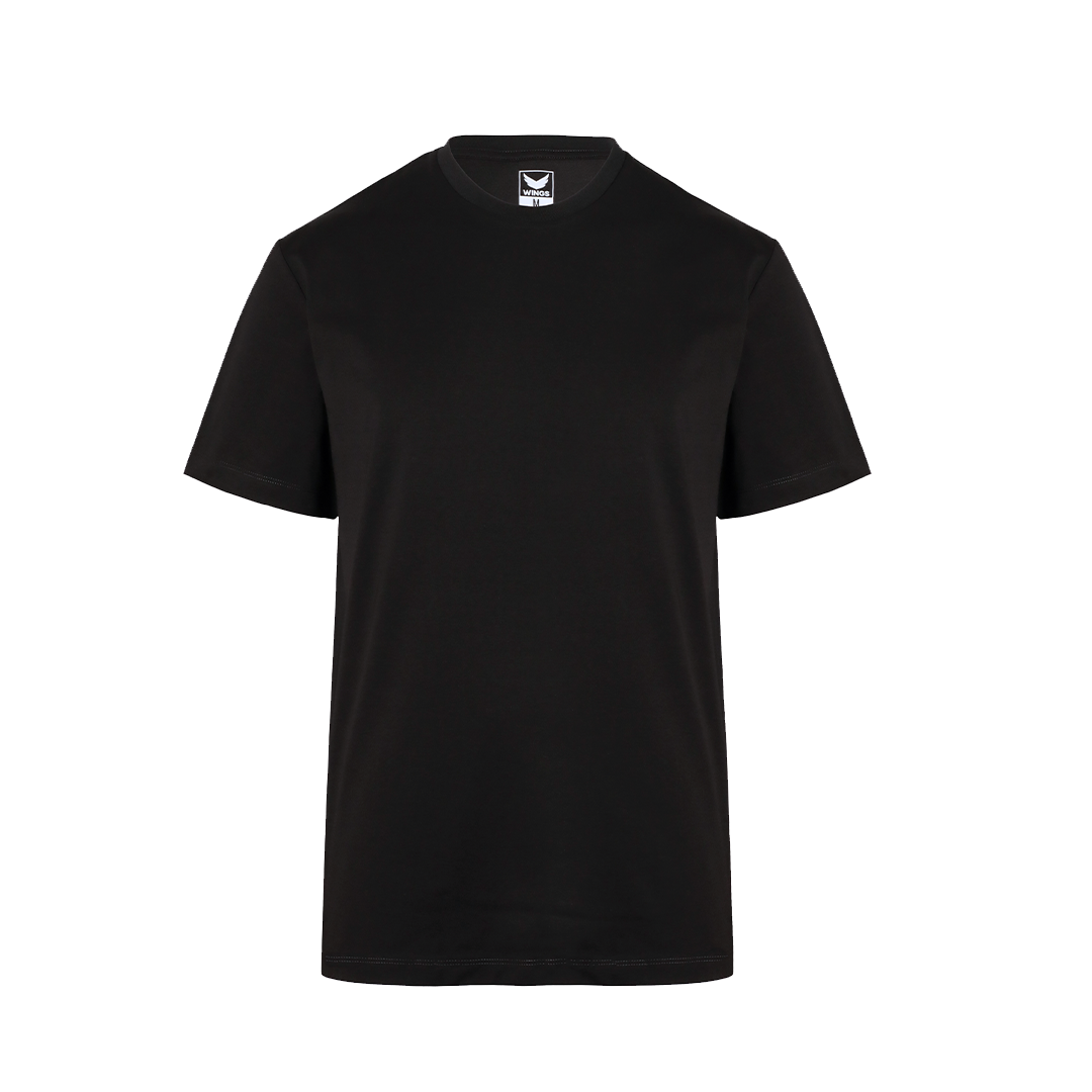 Wings Basic T-Shirt – Black