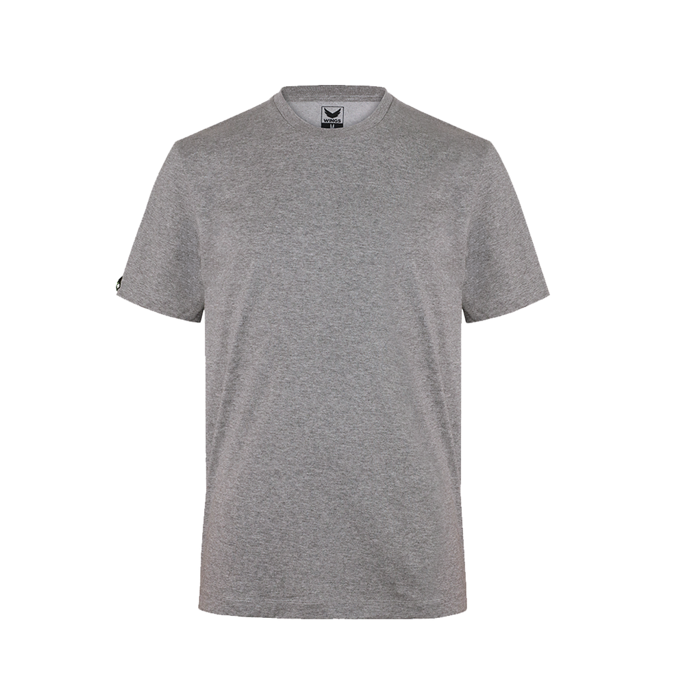 Wings Basic T-Shirt – Medium Gray