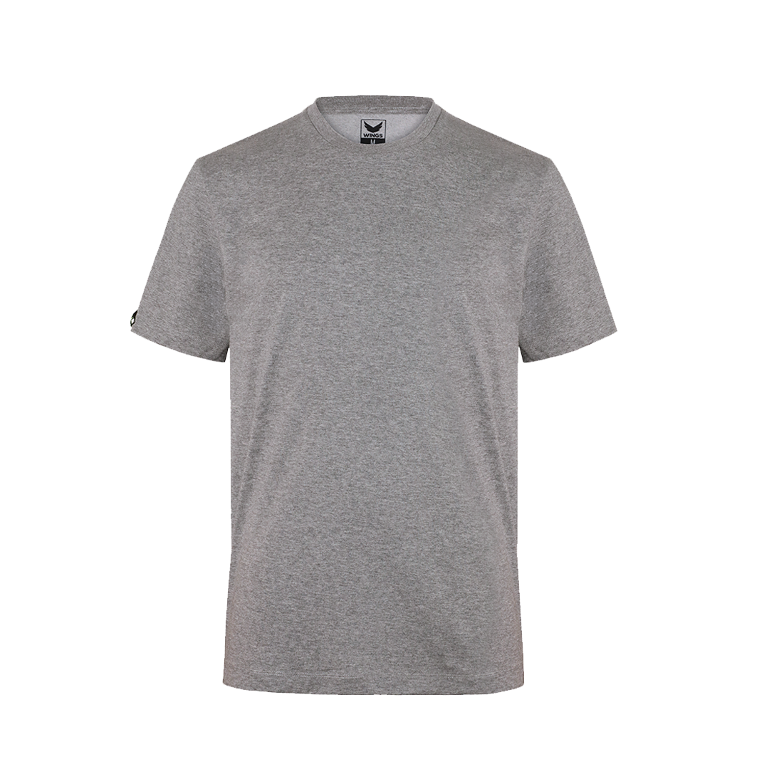Wings Basic T-Shirt – Medium Gray