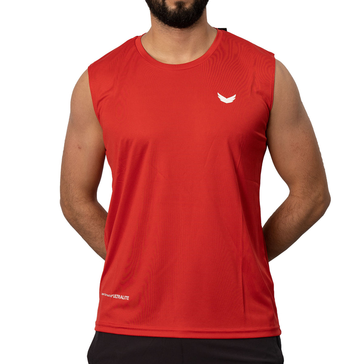 Smart Breath Fit Sleeveless Tee - Red