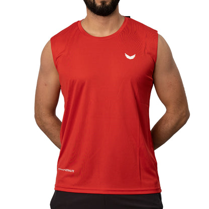 Smart Breath Fit Sleeveless Tee - Red
