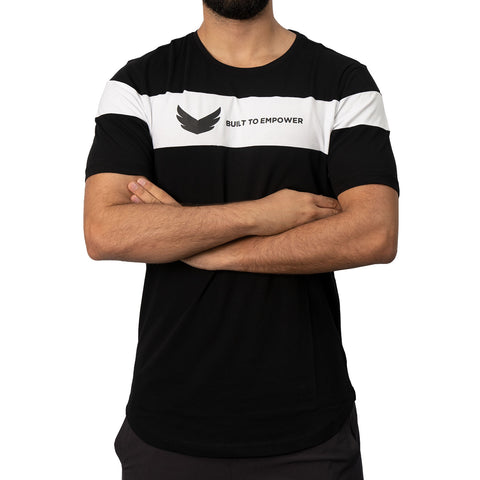 Build To Empower Tee - Black/White