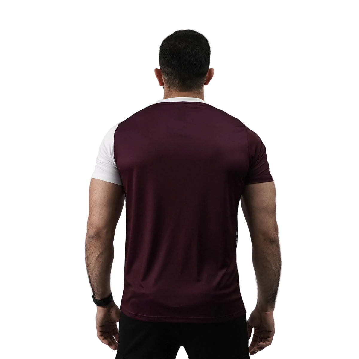 DriFit Tee - White/Maroon